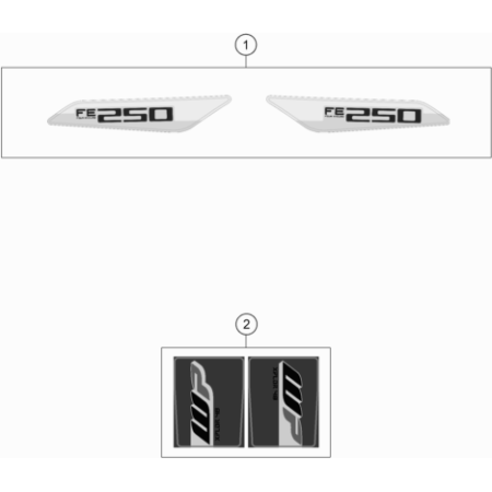 Kit déco HUSQVARNA 501 FE 2021