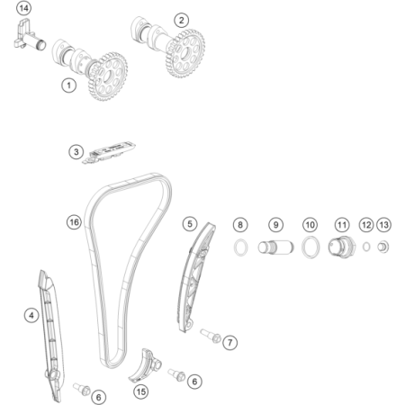 Distribution HUSQVARNA 501 FE 2021