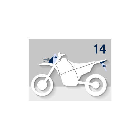 instruments, système de verouillage HUSQVARNA 401 Svartpilen 2020