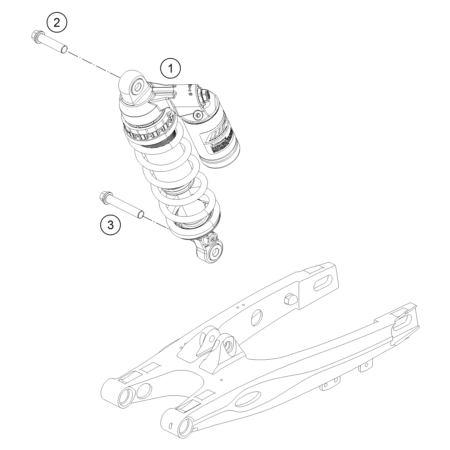 Amortisseur HUSQVARNA 85 TC 2021