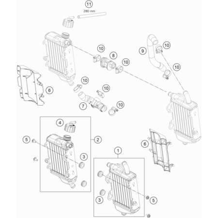 Système de refroidissement HUSQVARNA 65 TC 2021
