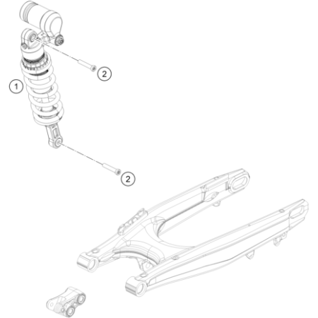 Amortisseur HUSQVARNA 701 SM 2021