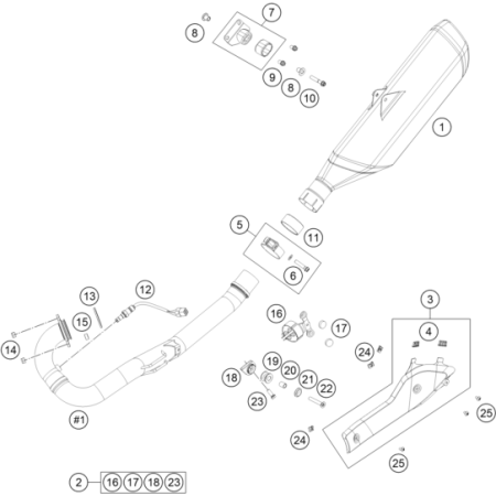 Echappement HUSQVARNA 701 SM 2021