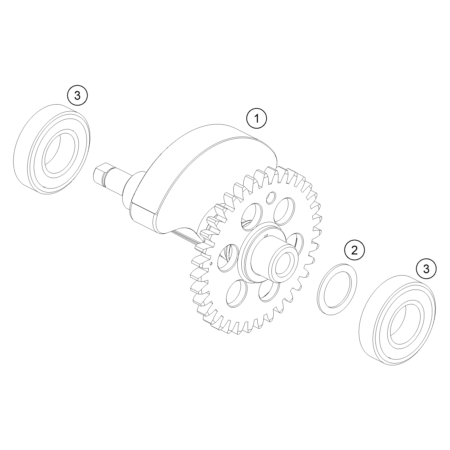 Balancier d'équilibrage HUSQVARNA 701 SM 2021