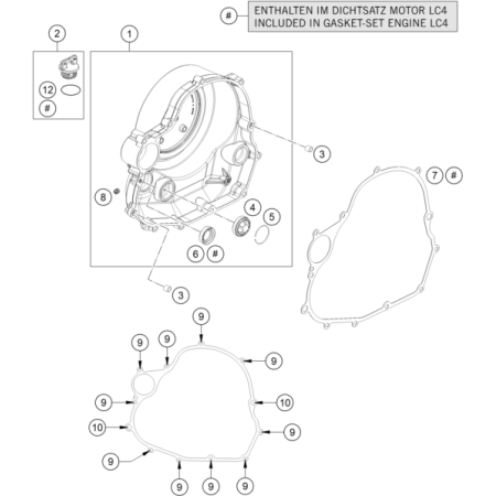 Carter d'embrayage HUSQVARNA 701 SM 2021