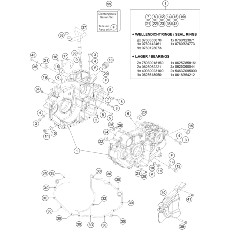 Carter moteur HUSQVARNA 701 SM 2021