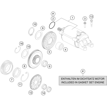 Démarreur HUSQVARNA 701 SM 2021