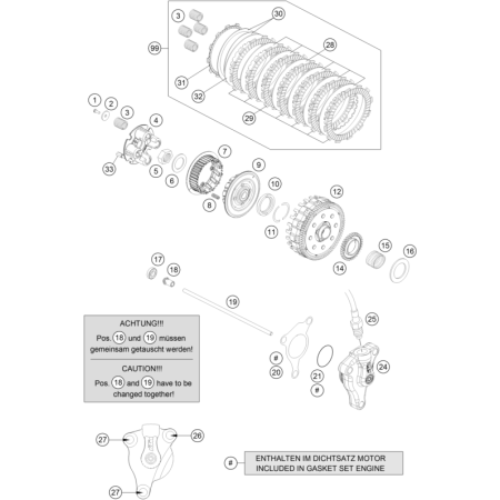 Embrayage HUSQVARNA 701 SM 2021