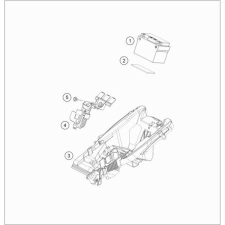 Batterie HUSQVARNA 501 FE 2022