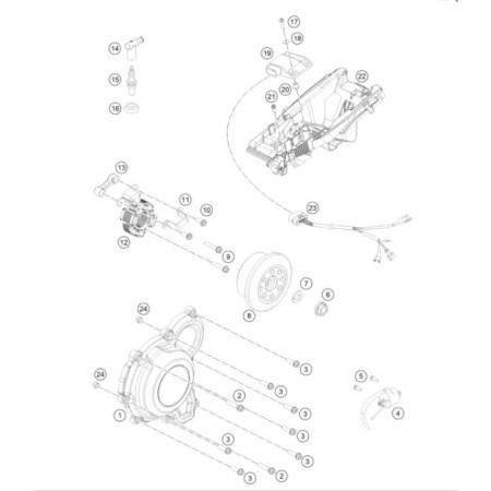 Systéme d'allumage HUSQVARNA 250 TC 2022