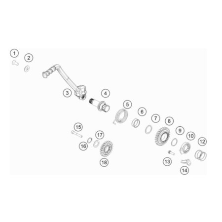 Kick HUSQVARNA 250 TC 2020