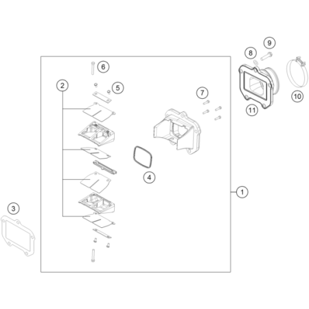Boite à clapet HUSQVARNA 150 TEI 2021
