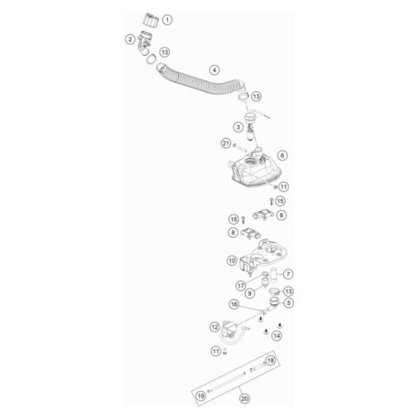 Système lubrification HUSQVARNA  150 TEI 2021
