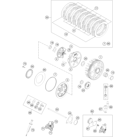 Embrayage HUSQVARNA 250 FE 2016