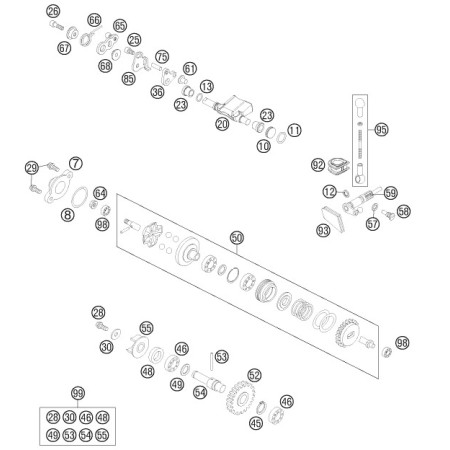 Valves d'échappements HUSQVARNA 85 TC 2014