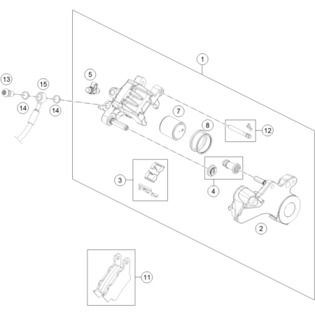 Etrier de frein AR HUSQVARNA 701 SM 2019 