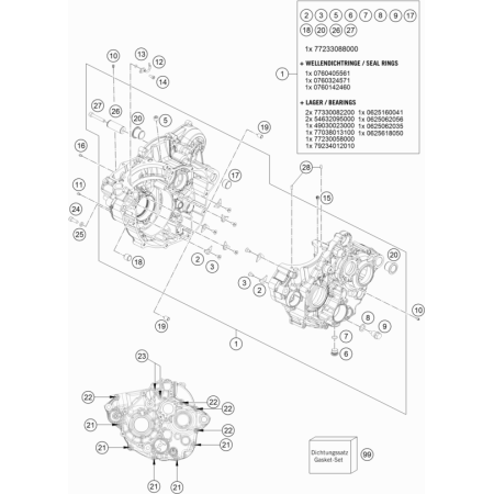 Carter moteur HVA 350 FC 2020