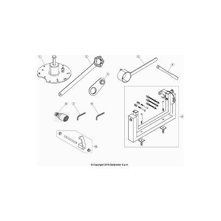 Outillage  BETA 125 RR 2019